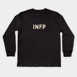 Myers Briggs Typography INFP Kids Long Sleeve T-Shirt